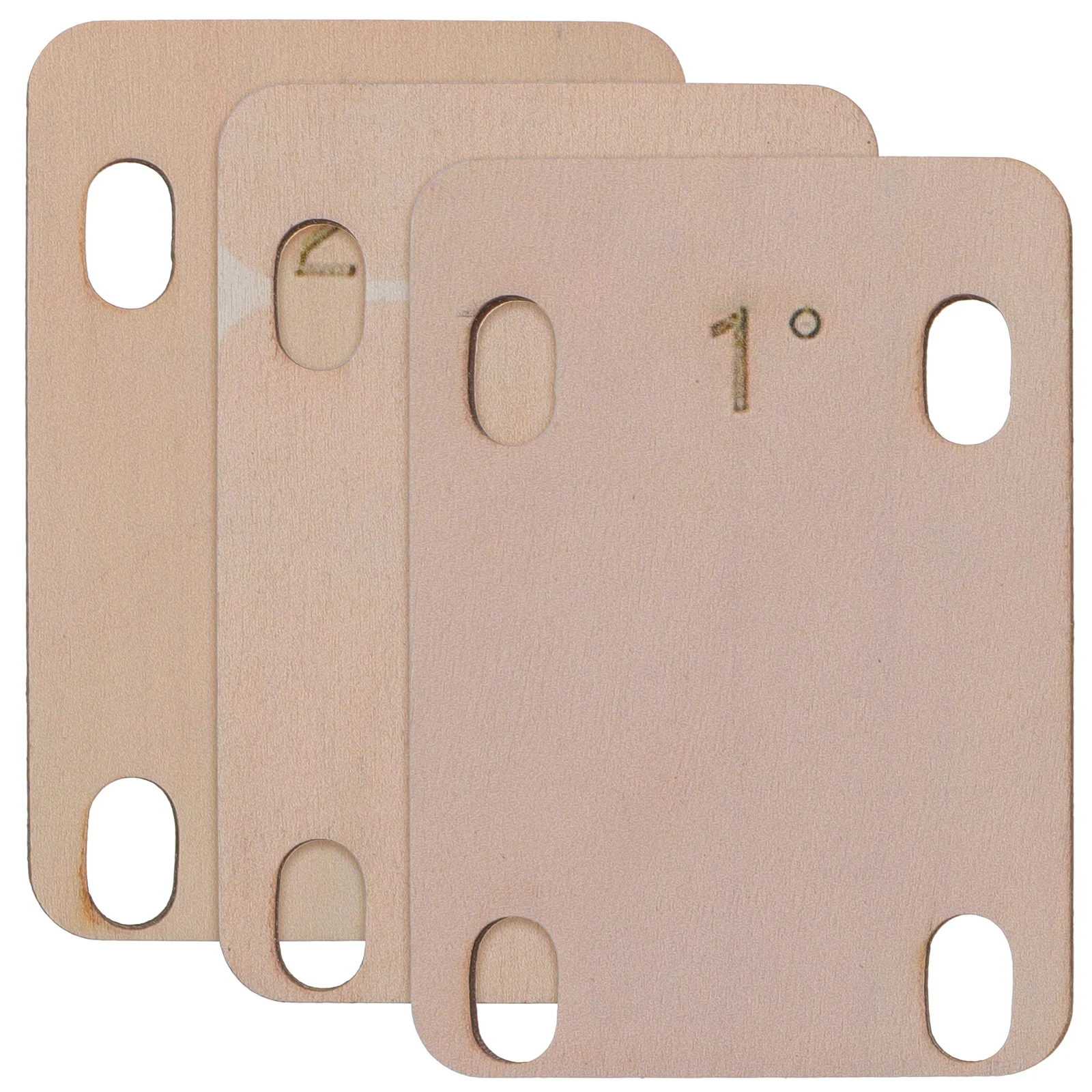 

3pcs Wooden Guitar Neck Shims Replacement Neck Shims Guitar Bass Repair Gaskets
