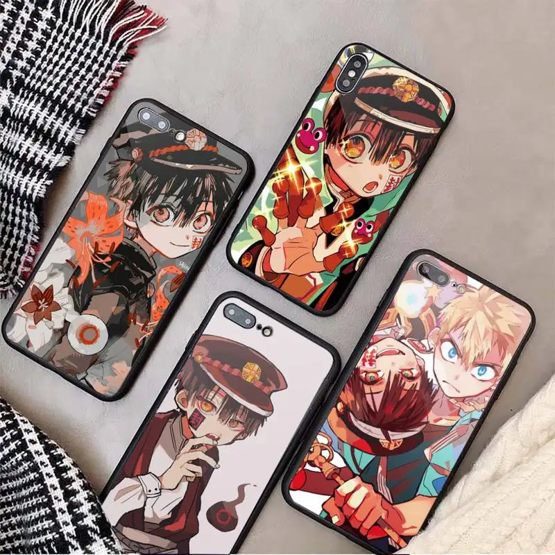 

Toilet-Bound Hanako-kun Phone Case Tempered glass For iphone 11 12 13 PRO MAX mini 6 7 8 plus X XS XR