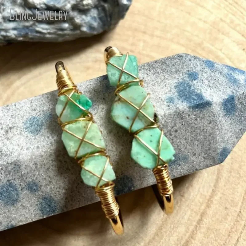 Зеленый хризопраз целебный кристалл браслет женский из натурального камня