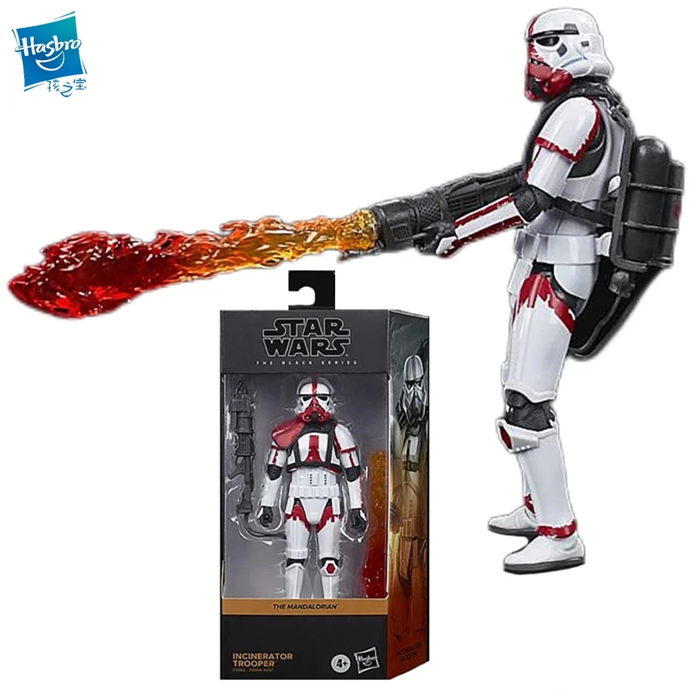 

Hasbro черная серия «Звездные войны», мандалорианский солдат-инсинератор, 6 дюймов, 16 см, детская игрушка, подарки, коллекционные игрушки