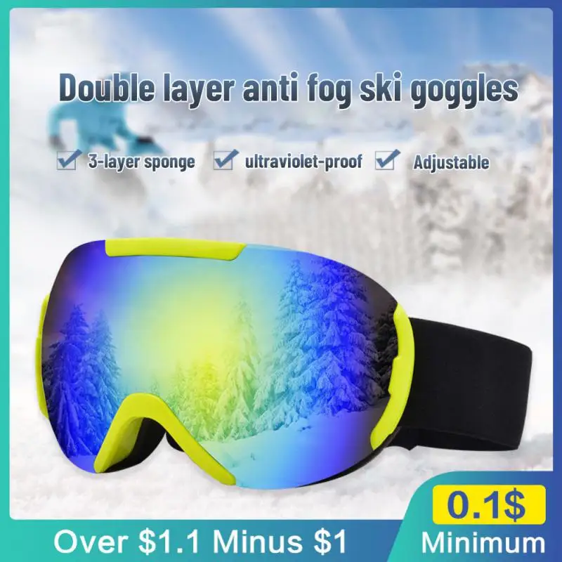 

Ski Goggles Polarized Light Stable Glasses Large Spherical Ski Supplies Eye Protection Multi-scene Ski Glasses Windproof