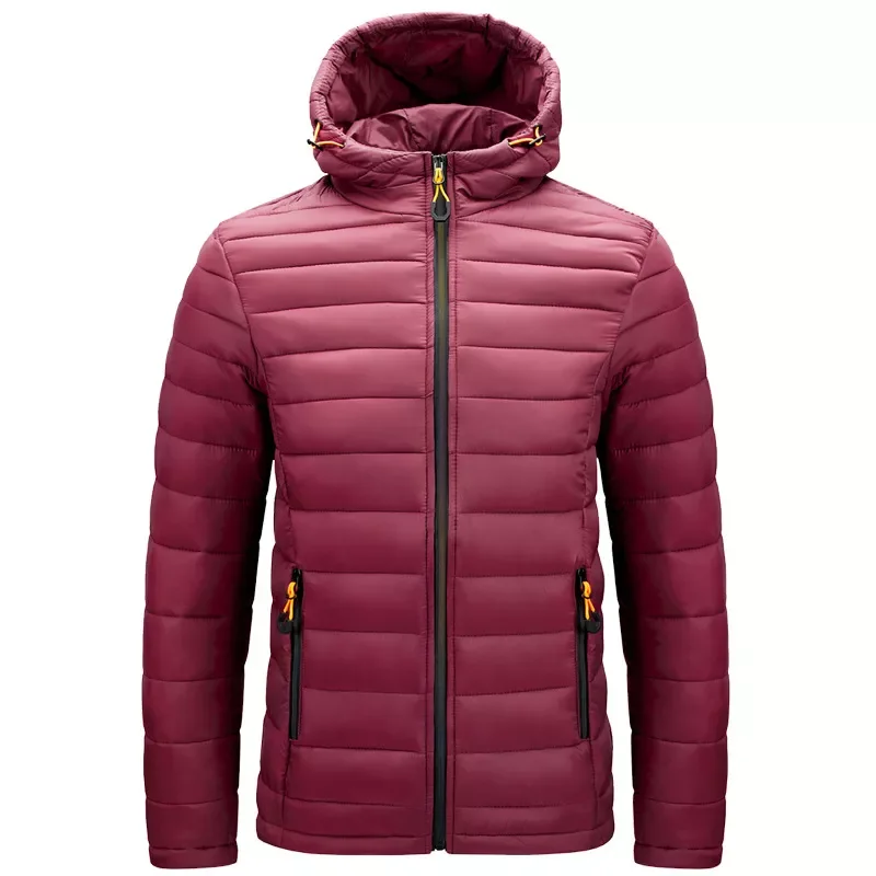 Jacket Lightweight Jacket Autumn And Winter New Large Patting Cotton Padded Jacket Men's Wear Hooded Cotton Padded