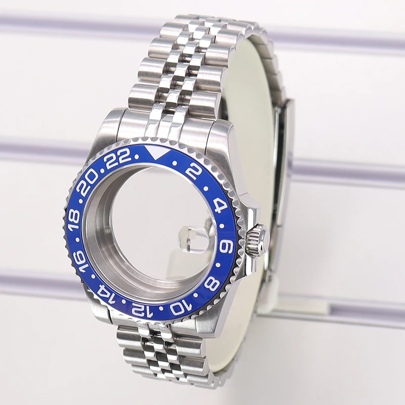 Корпус часов Fenya 40 мм 20 5 звеньев сапфировый ремешок для Seiko Nh35 Nh36/38 Eta2824 Miyota8215