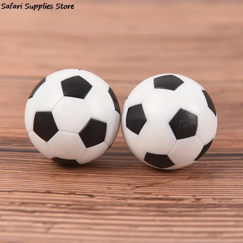 Черно-белый экологически чистый полимерный Настольный футбольный Настольный мяч, 2 шт., футбольные мячи, детский футбольный мяч 32 мм