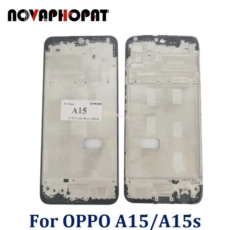 Рамка для переднего корпуса ЖК-дисплея для Oppo A15 / A15s / A35 CPH2185 CPH2179