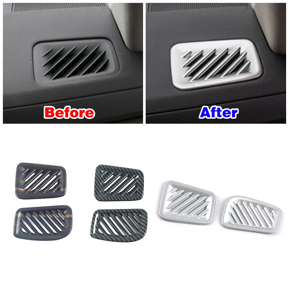 

For Toyota Highlander 2022 Interior Moulding Refit Dashboard Air Condition AC Outlet Vent Cover Trim Color Change Sticker