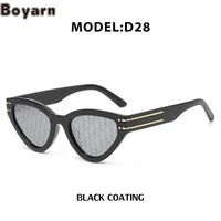 2022 boyarn luxury brand design personalized cat eye sunscreen sunglasses womens advanced sense ins small frame sunglasses cros
