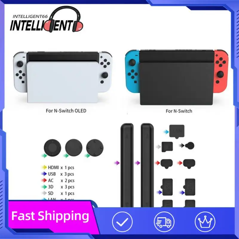 

Switch Oled Game Console Dust Plug Set Switch Console Dust Net Set For Switcholed Dust Mesh Anti-dust Cover Dustproof Plug