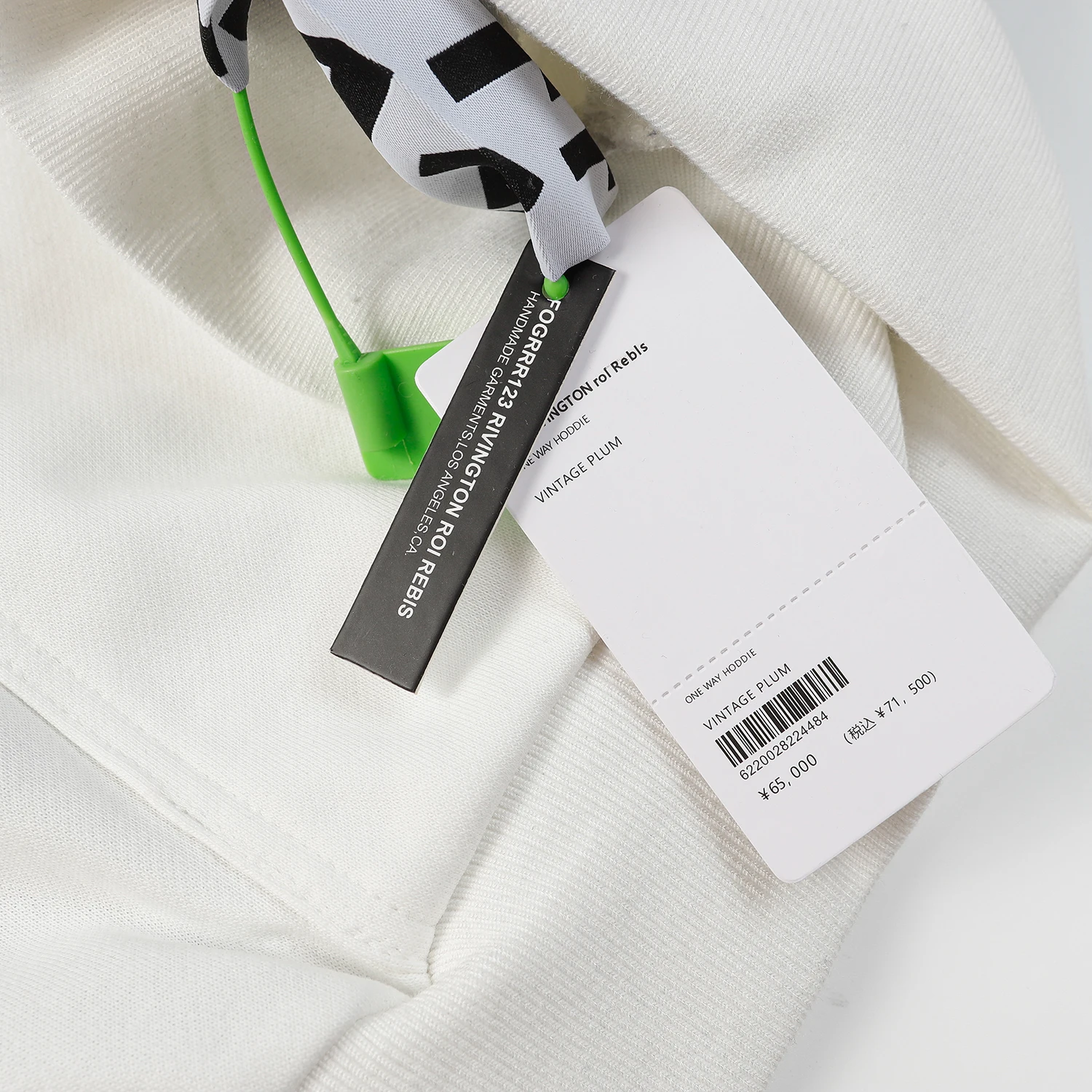 Толстовка в стиле пэчворк с длинным рукавом и капюшоном