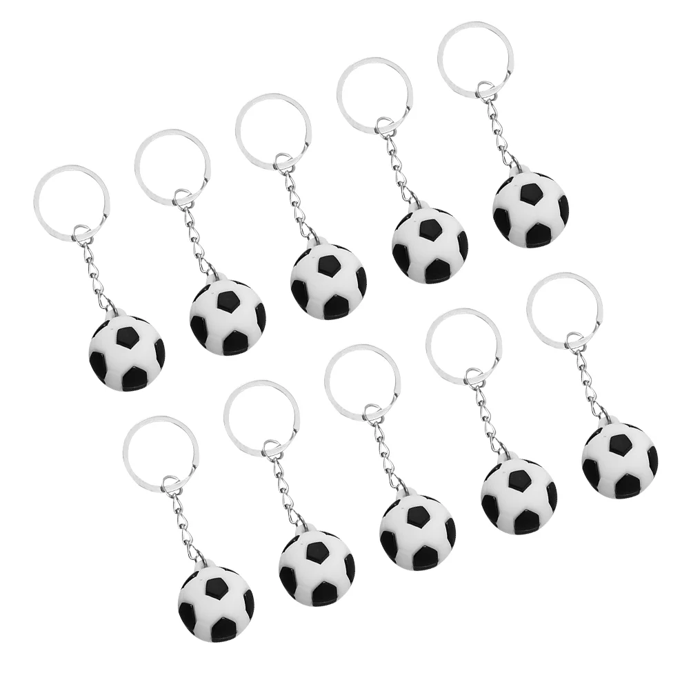 

Simulation Football Key Ring Hanging Pendants Rings Bag Decorations Decorative Soccer Gifts