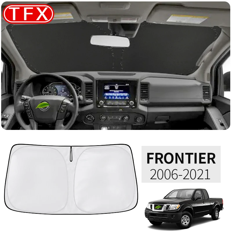 

For Nissan Frontier 2006-2021 Car Styling Nano-Insulat Windshield Sunshade Front Window Sun Shade Visor Interior Accessories