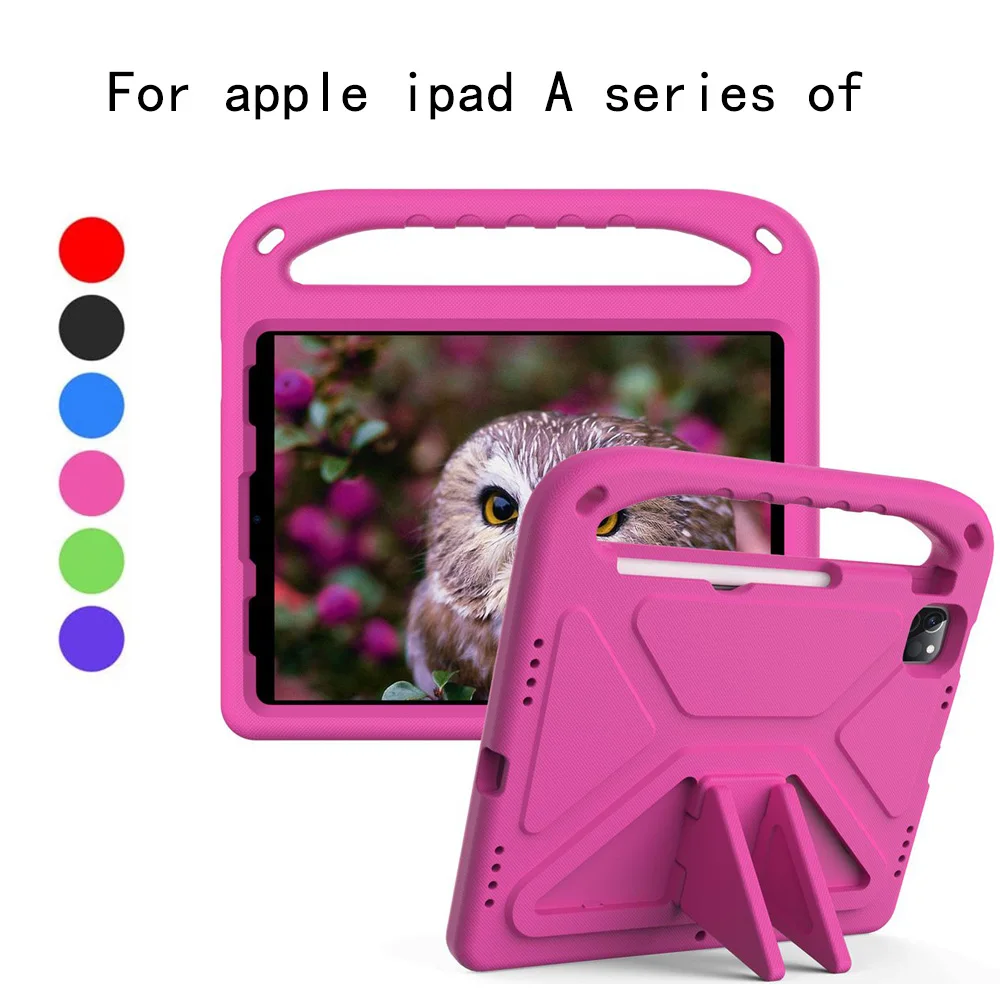 

EVA Portable For ipad air 4 case Stand Safe Foam Shockproof tablet Kids cover for case for ipad air 4 generation 2020