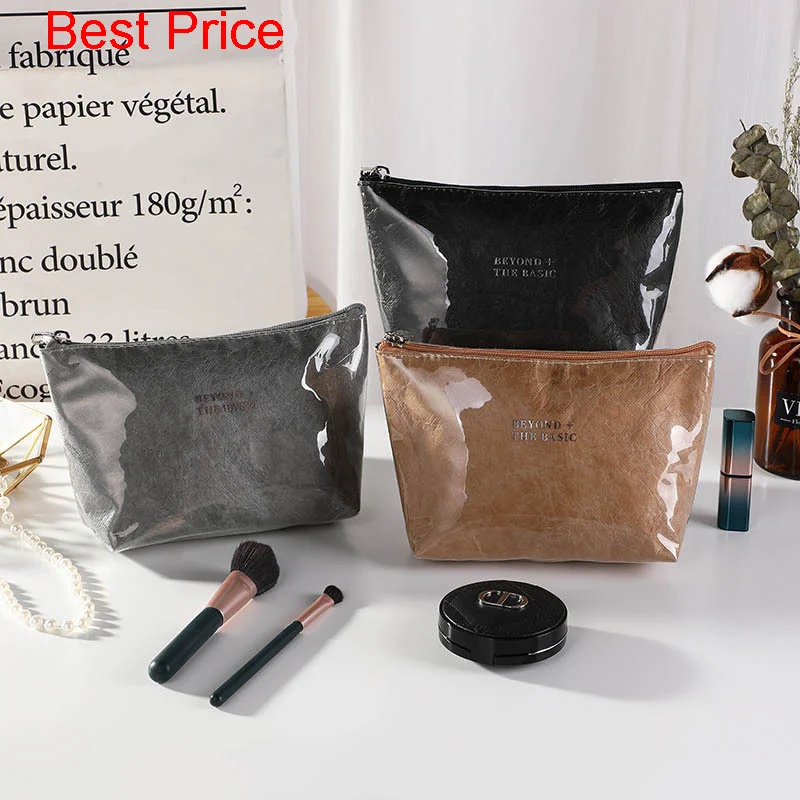 

20Pcs/lot Tyvek Waterproof Cosmetic Bag Beauty Makeup Pouch Clutch Storage Toiletry Bag Wet Swimsuit Bag