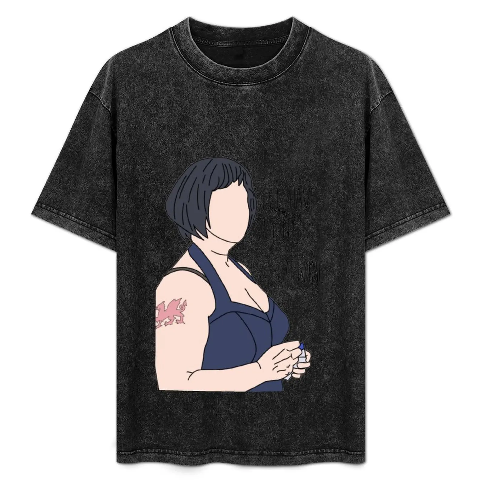 Я получу пинт... Вина. Футболки с рисунком Shir футболки оверсайз аниме возвышенные