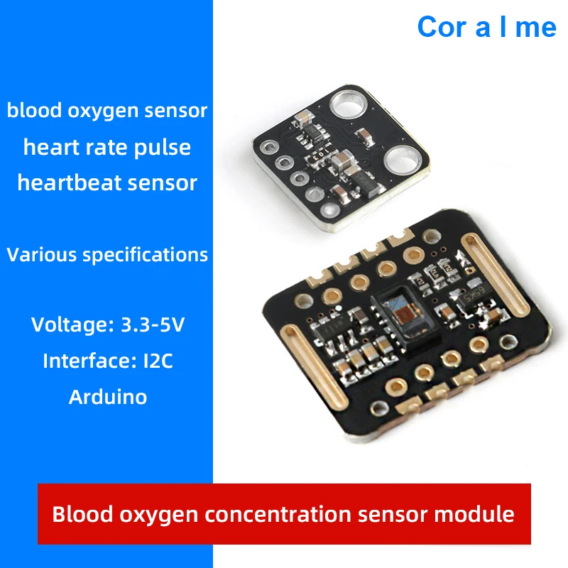 

GY-MAX30102 Blood Oxygen Concentration Sensor Module Heart Rate Pulse Detection Heartbeat STM32