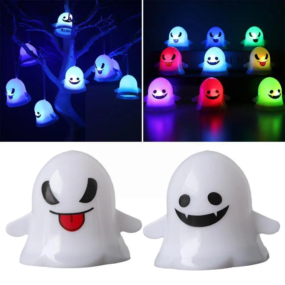

Милый Рождественский Ночной светильник в виде призрака на Хэллоуин, виниловый светодиодный светильник для детской ночи, домашний декор, Ро...