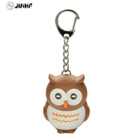 new children toy gift for lovers gifts cute led keychains owls keychain creative glowing pendant keychais
