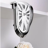 creative fashion melting clock salvador dali watch melted unusual clock for decorative home office shelf desk table funny gift