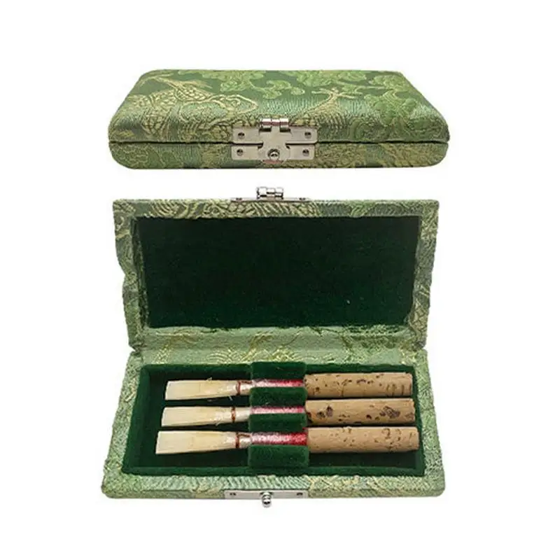 Чехол для трости деревянный чехол хранения тростей гобоя держатель коробки