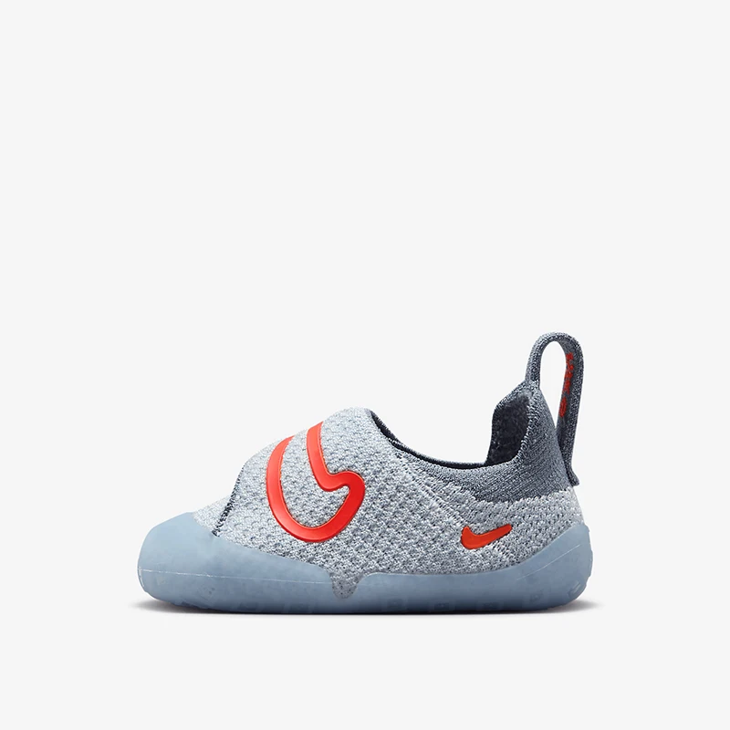Фото Оригинальные легкие повседневные детские кроссовки Nike Swoosh 1 с застежкой-крючком FB3244-400 №2