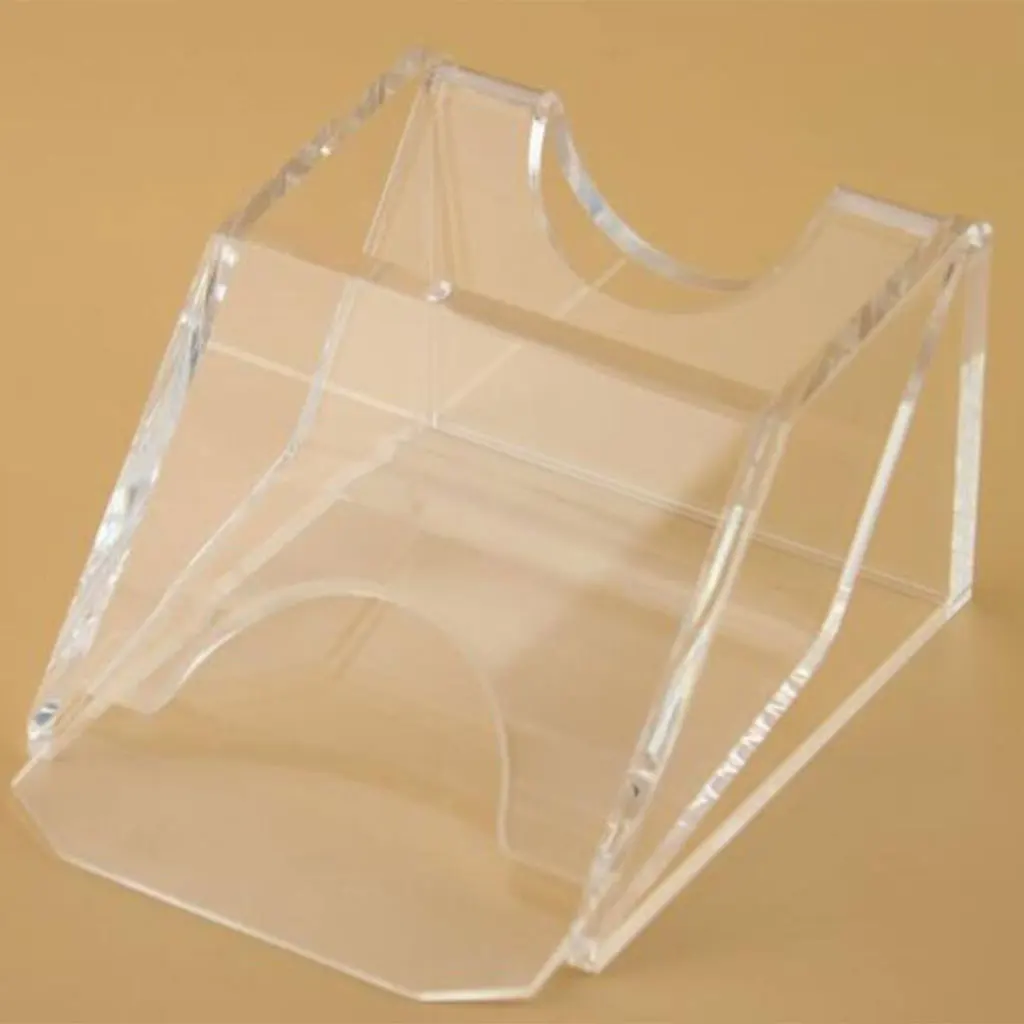 

Clear Weighted Wedge 1 Deck Card Merchant Shoe for Blackjack Casino