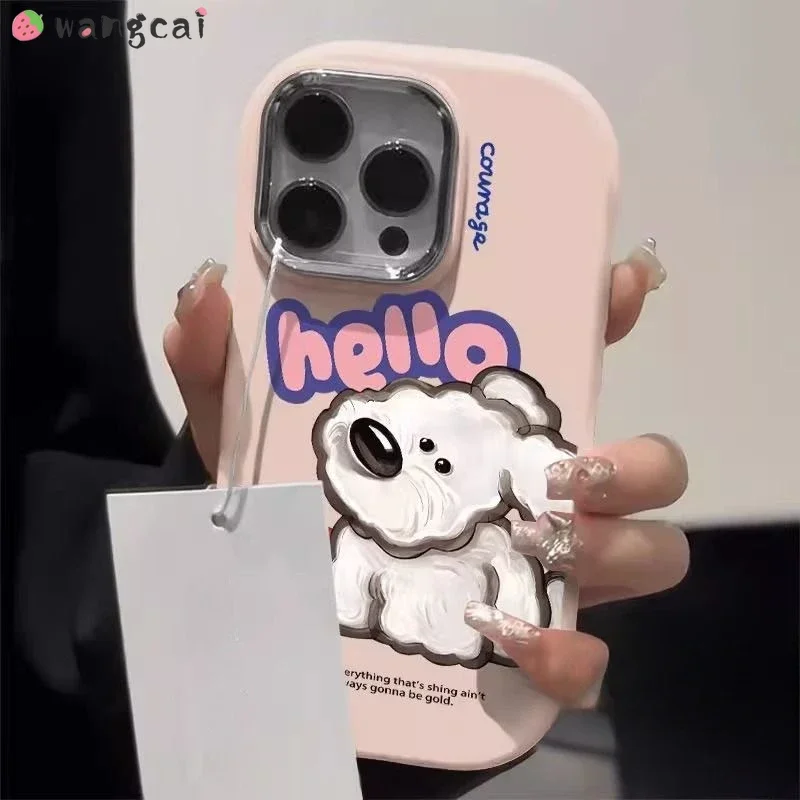 Для Xiaomi 14 Ultra 13T 12T 13 Lite 12 12S 12X Mi 11 10 Pro Civi 4 Redmi Not 9 чехол для телефона милый белый с