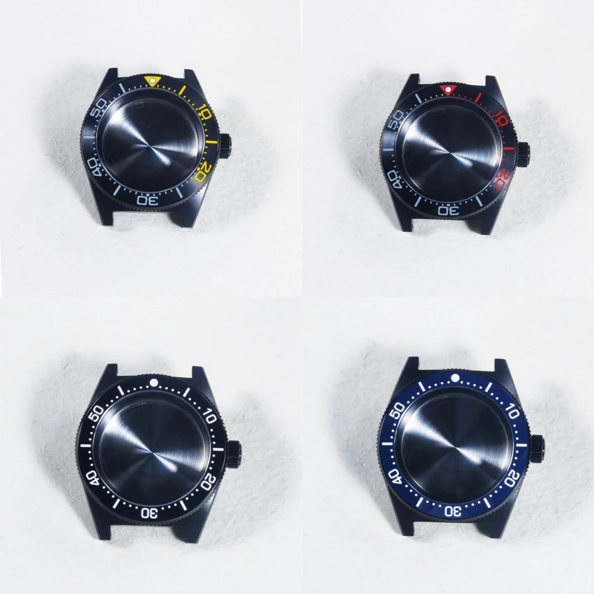 Корпус часов Hi-Q 40 мм NH35 аксессуары подходят для механизма NH36 NH38 NH70 черная сталь 316L