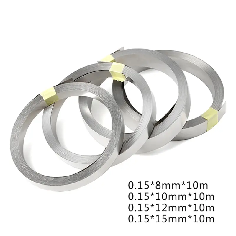 

1 Roll 10m 18650 Li-ion Battery Nickel Sheet Plate Nickel Plated Steel Belt Strip Connector Spot Welding Machine Battery Welders