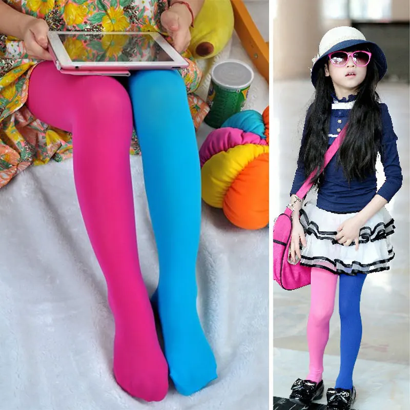 

Колготки детские, бархатные, на весну/осень, От 3 до 8 лет