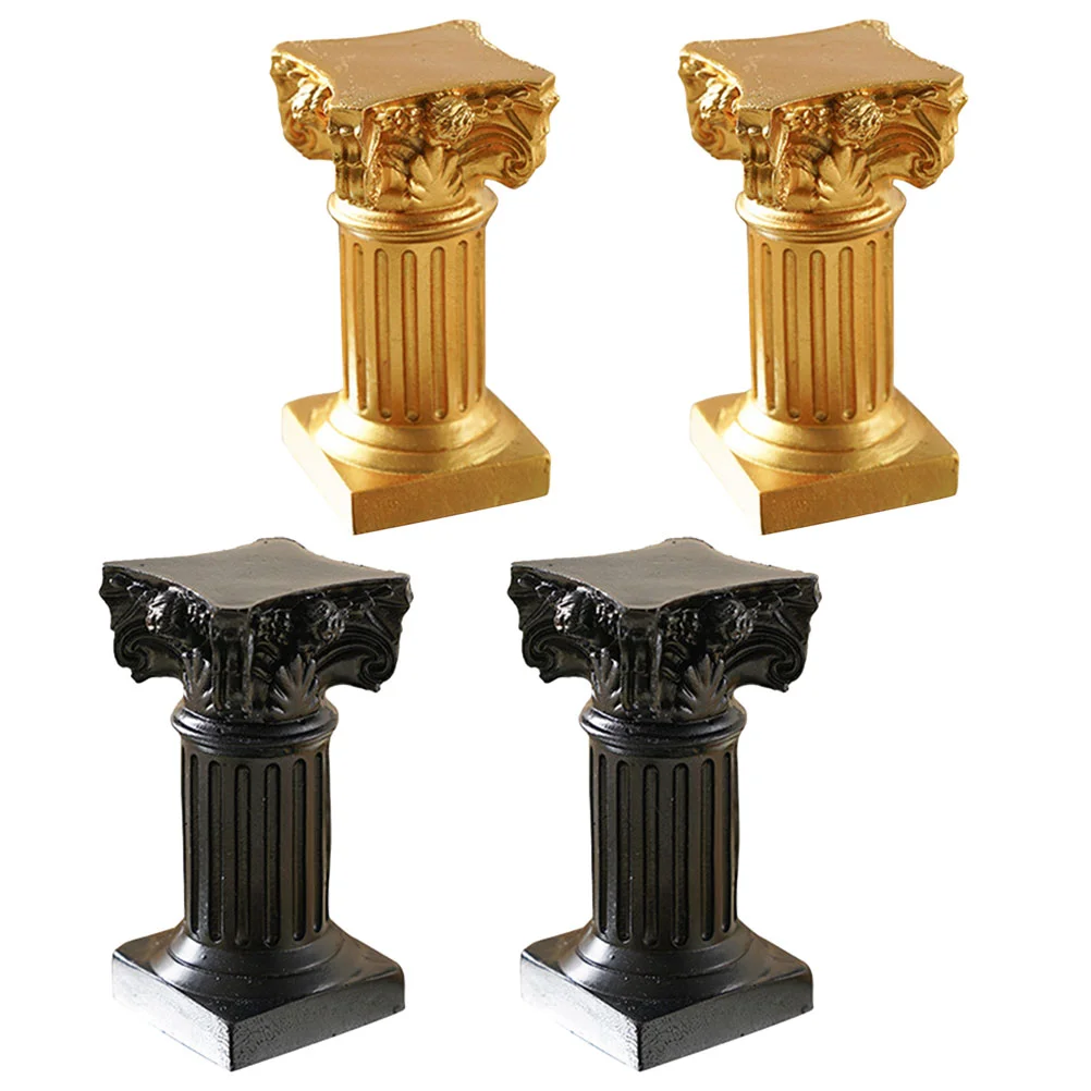 

Holder Pillar Candlestick Holders Standtable Roman Centerpiece Vintage Dinner Aromatherapy Taper Statues Resintealight Column