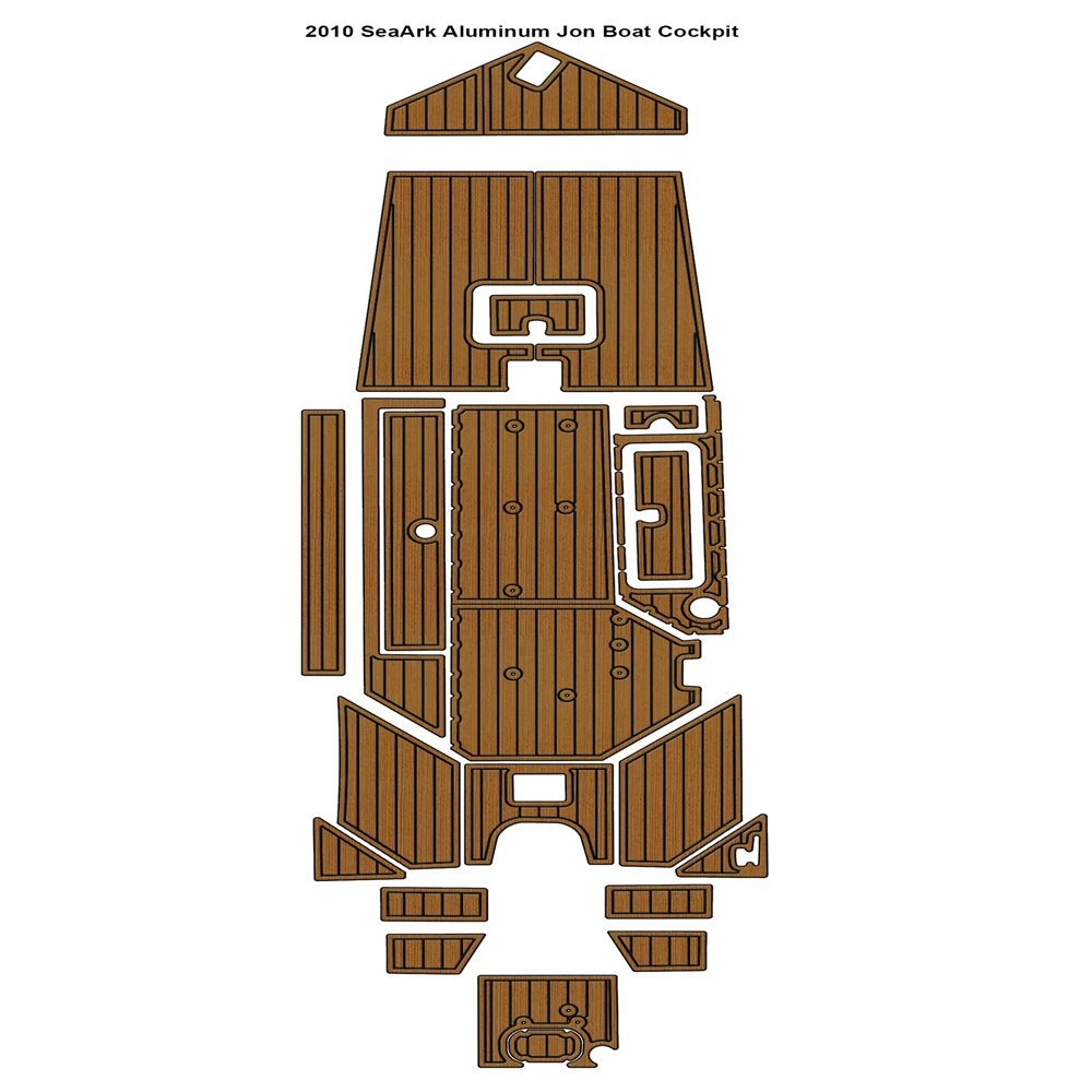 2010 г. SeaArk алюминиевая лодка в кабине из ЭВА Тиковая Дека искусственной пены