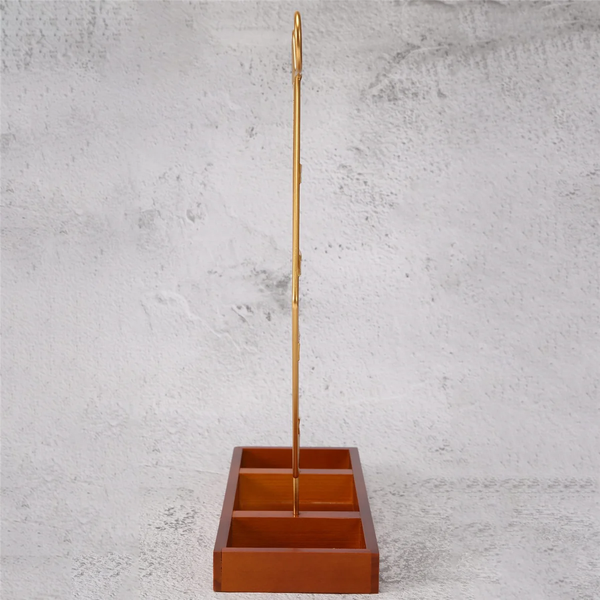 

Hexagonal Jewelry Stand Jewelry Holder Jewelry Organizer with Wooden Tray for Jewelry Storage and Showcase