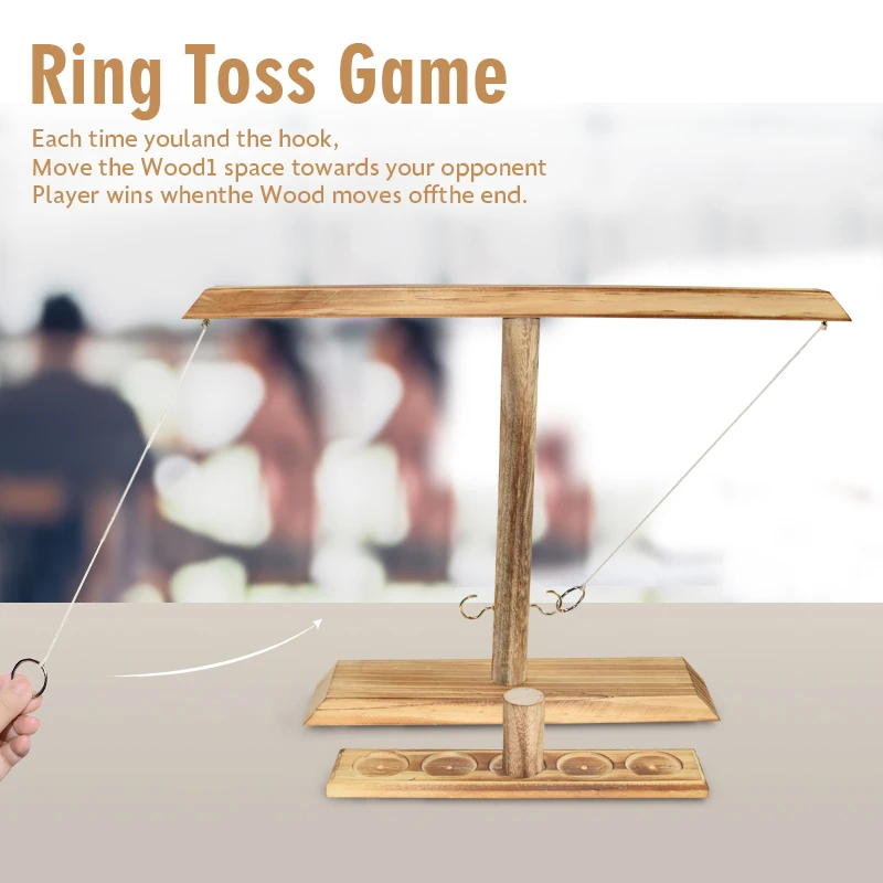 

Houten Ring Toss Game Toss Haak Snelle Board Games Kinderen Speelgoed Voor Kinderen Volwassen Familie InteractievePartyBoozegame