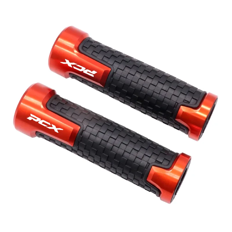 

22mm Handlebar Motorcycle Rubber Carbon Hand Grips For PIAGGIO Beverly 300 ZIP50 Liberty125 150 FLY150 MP3 500 VESPA Handgrips