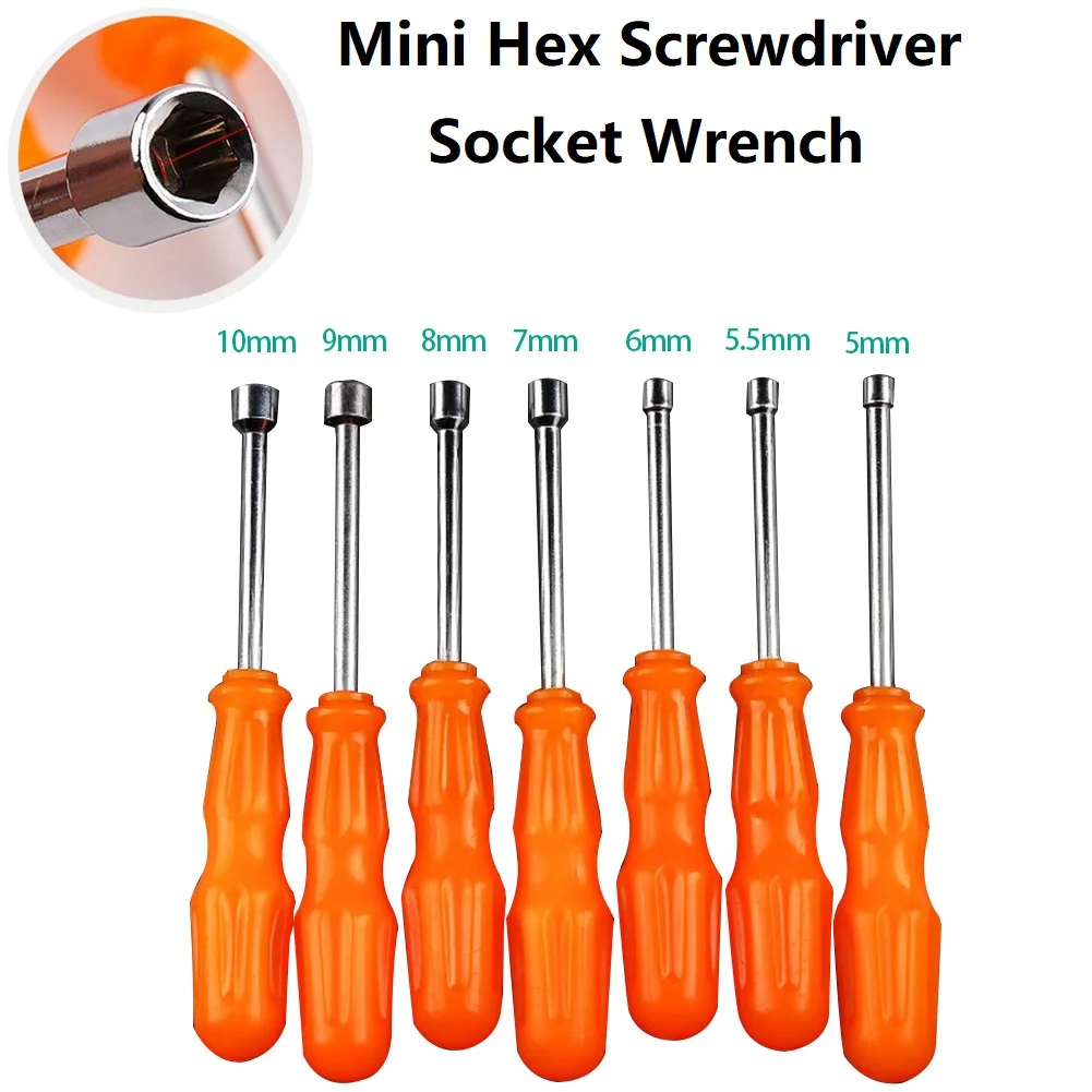 

1pc Hex Head Allen Wrench Set Hex Key Screwdriver Socket Bit Mini Hex Bit Screwdriver Socket Wrench Nut Shank Drill Adapter Tool