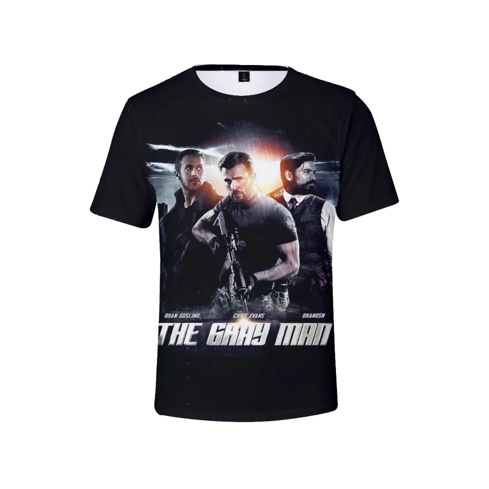 

Серая мужская футболка с круглым вырезом и коротким рукавом для мужчин и женщин, бесплатная доставка, Повседневная футболка в американском ...