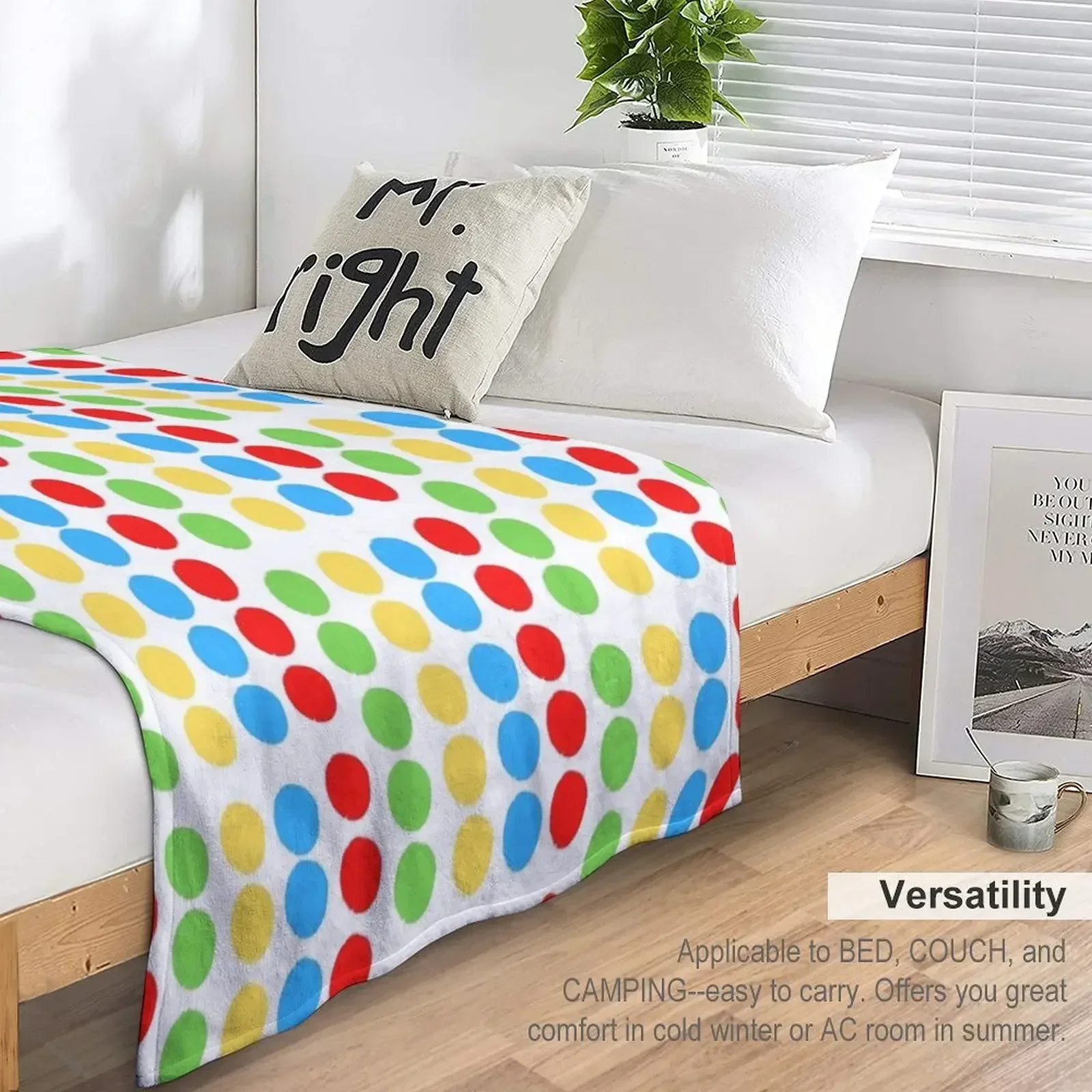 Одеяло Twister Тонкие лохматые дизайнерские декоративные одеяла