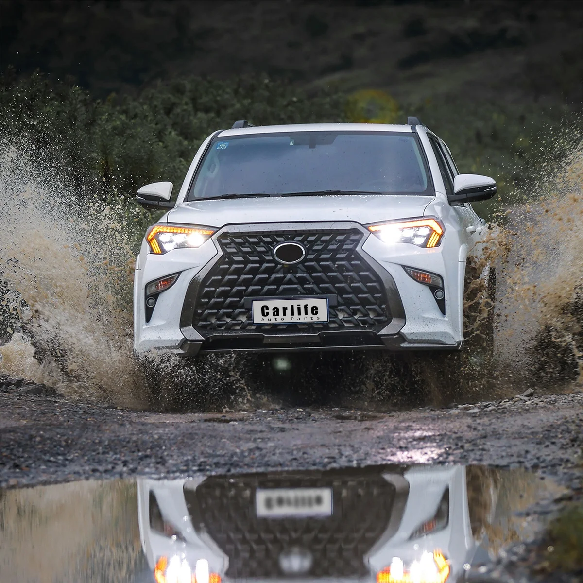 Высококачественные бамперы из полипропилена для toyota 4runner 2010-2021 улучшенные детали