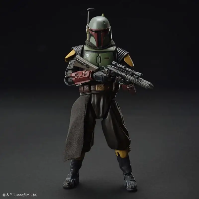 

Bandai Star Wars The Mandalorian Boba Fett 1/12 Scale Model Kit Movable Doll Collection Assembled Toys