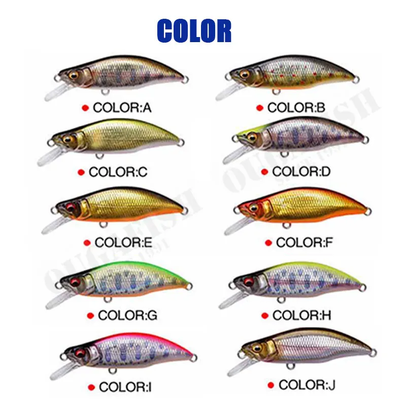 Fishing Accessories Lures Minnow Weights 4G 51cm Sinking Mino Isca Artificial Bait Pesca Wobblers For Blackfish Leurre Tackle