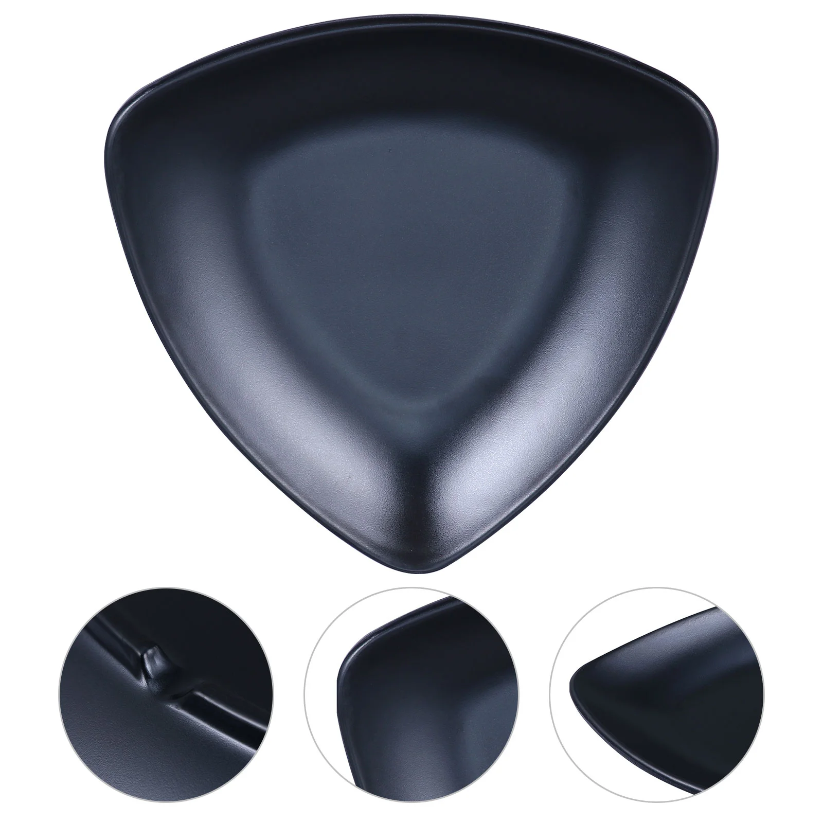 

Dish Jewelry Tray Storage Holder Plate Ring Key Organizer Bracelet Black Plates Necklace Trinket Desktop Display Entryway