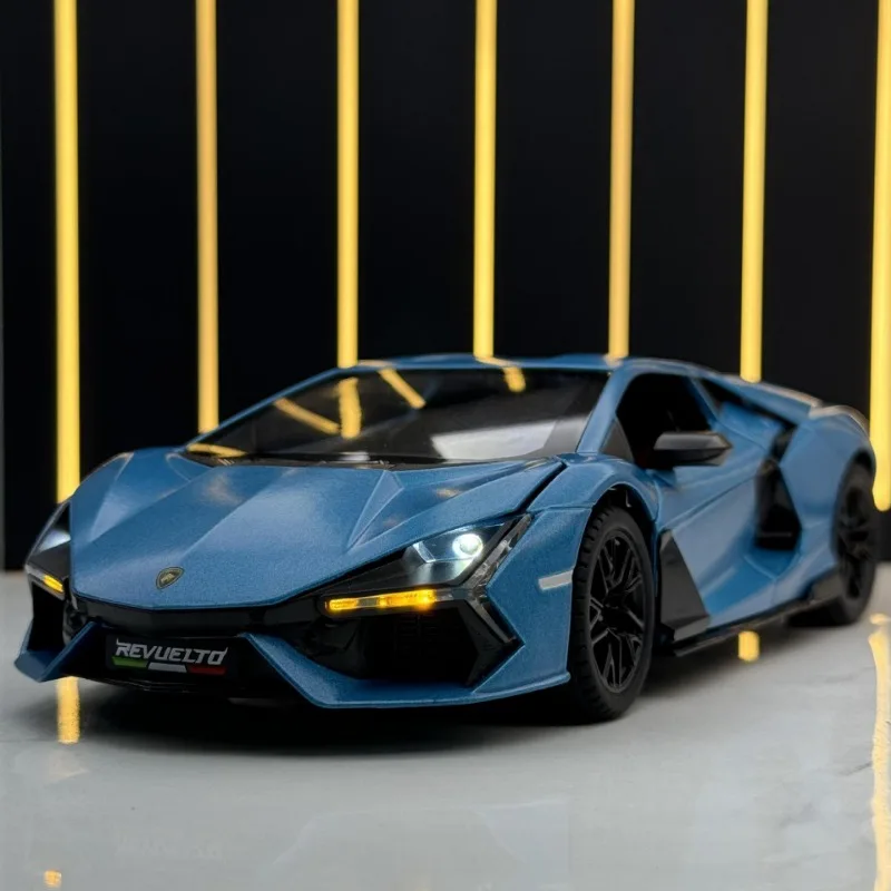 1:24 Lambo Revuelto литый под давлением роскошная модель автомобиля из сплава с задним