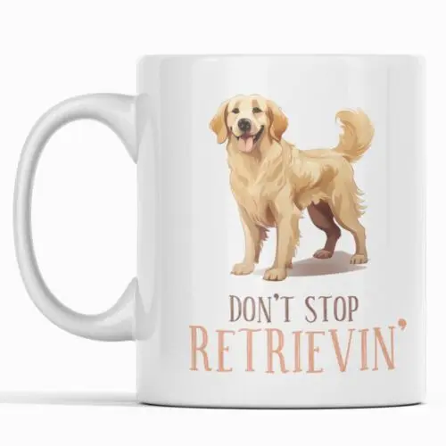 Кружка золотистого ретривера кружка для белого кофе ручная работа