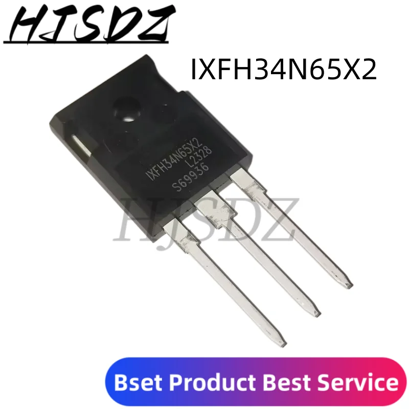 

Микросхема IXFH34N65X2 TO-247-3 650V34A MOSFET, 1 шт.