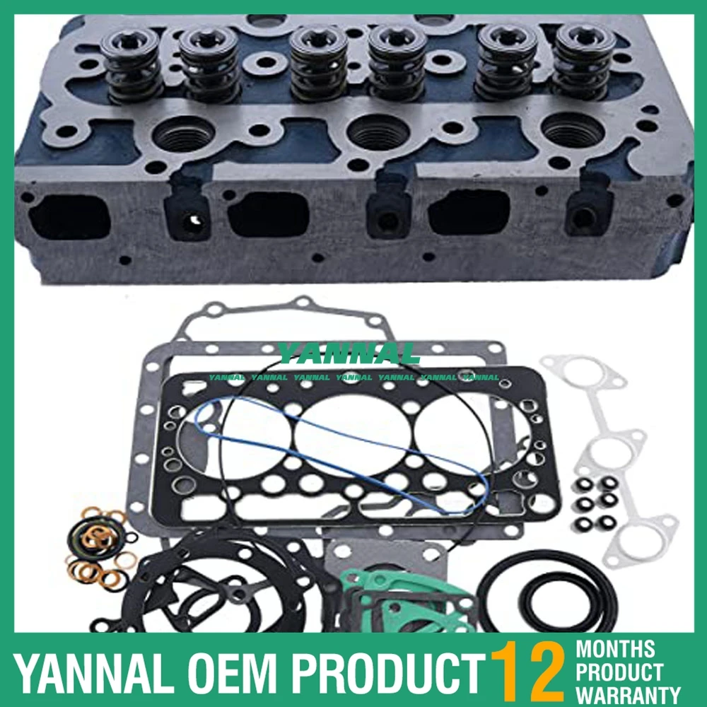 

Новая полная головка цилиндра в сборе и полная прокладка для Kubota D750 D750-B B5200D B5200E B7100