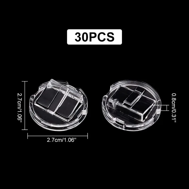 30 шт. акриловые держатели для колец хранения ювелирных изделий