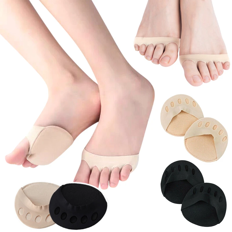 Five Toes Forefoot Pads High Heels Half Insoles Calluses Corns Foot Pain Care Absorbs Shock Socks Toe Pad Inserts for Women