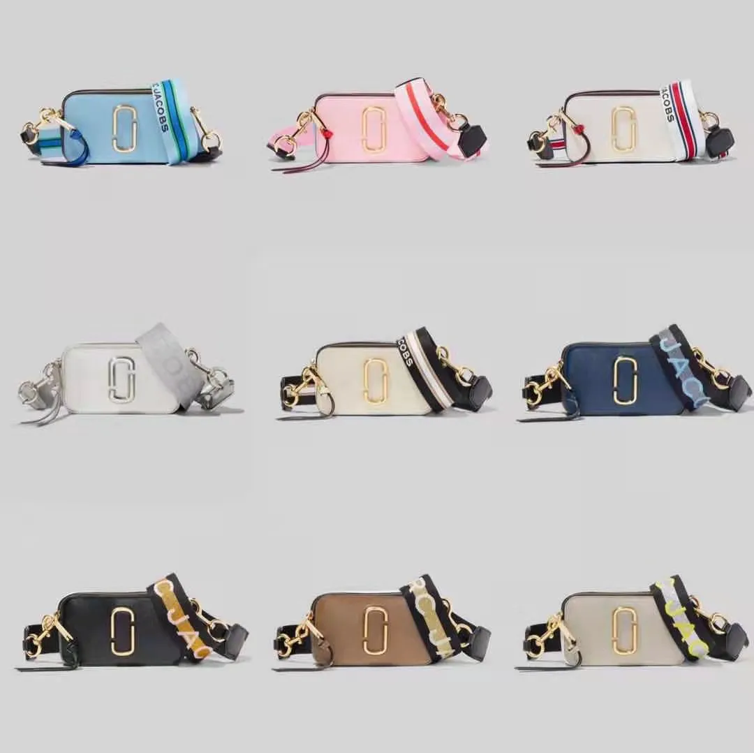 

Spot Goods 2022 Spring and Summer Genuine Leather Summer Casual Stylish Wide Shoulder Strap Crossbody Bag Women Color Camera Bag