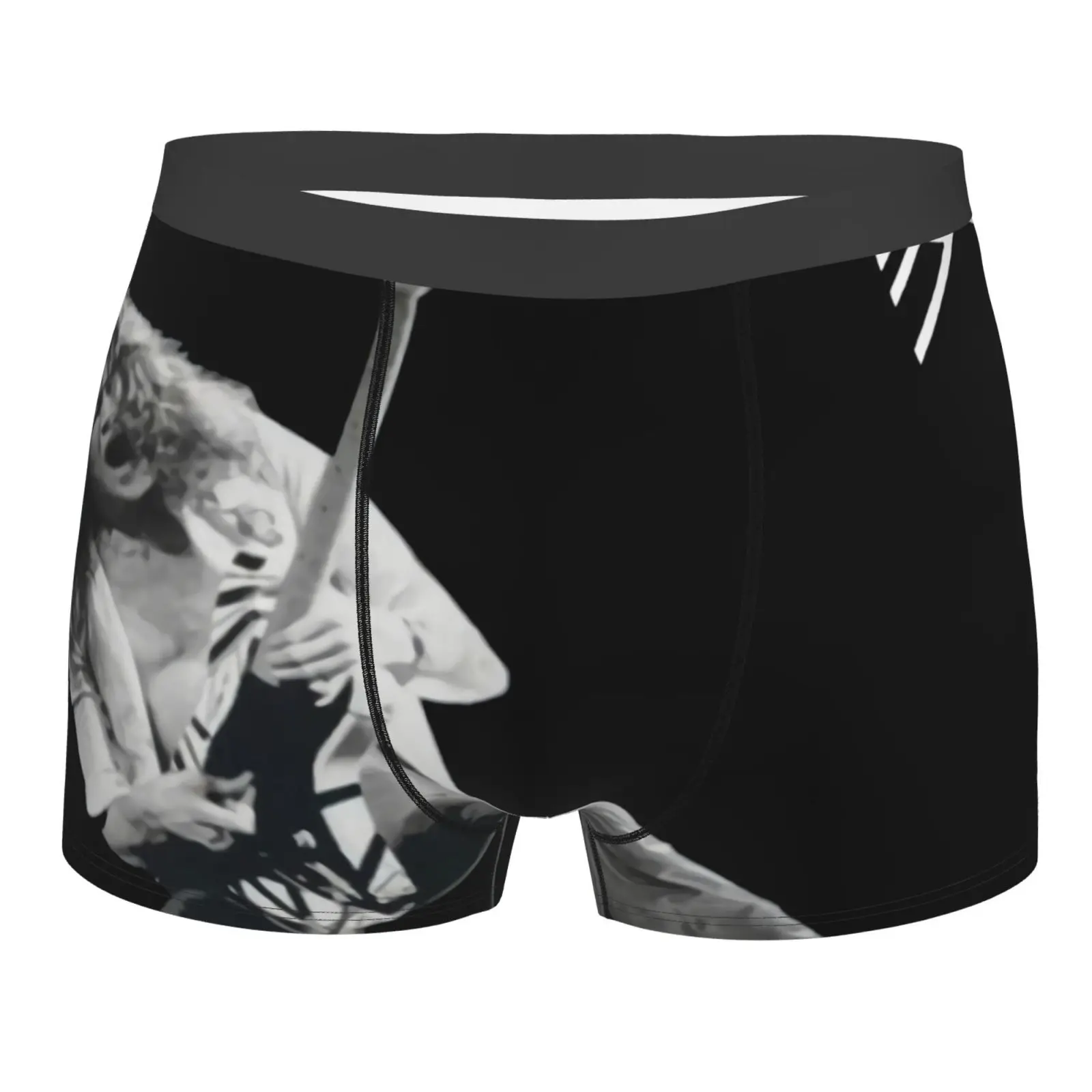 

Мужские трусы для концерта легендарного Эдди ван Халена, красные мужские трусы из полиэстера для мужчин и девочек, мужские трусы, сексуальн...