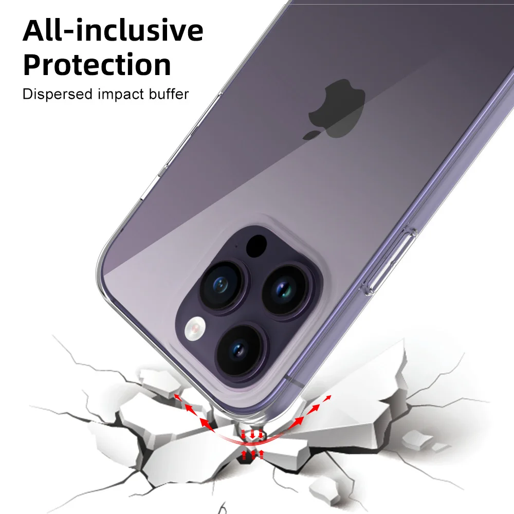 Silicone Soft TPU Phone Case for iPhone 14 13 12 11 Pro Max XR X XS Max 7 8 Plus Back Cover Case for iPhone 14 13 12 11 Pro Max